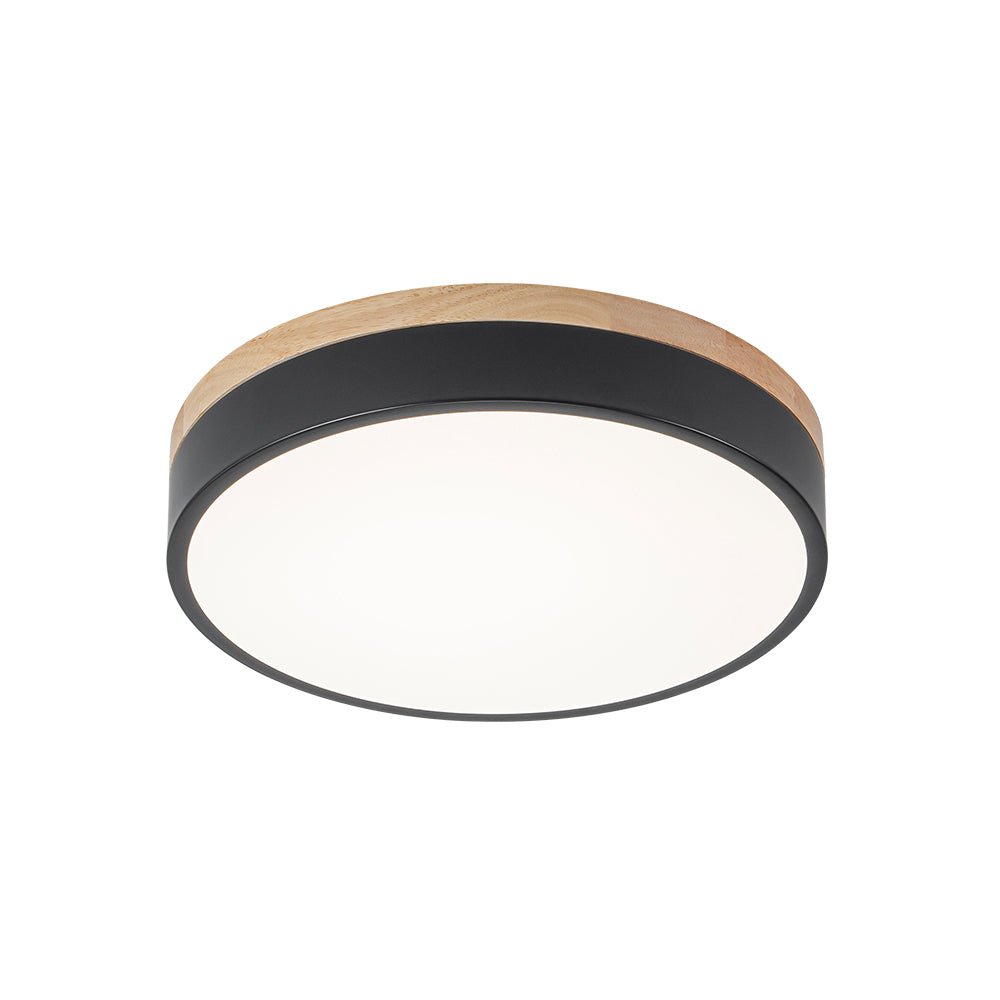 Pletta Contemporary Wood LED Ceiling Light