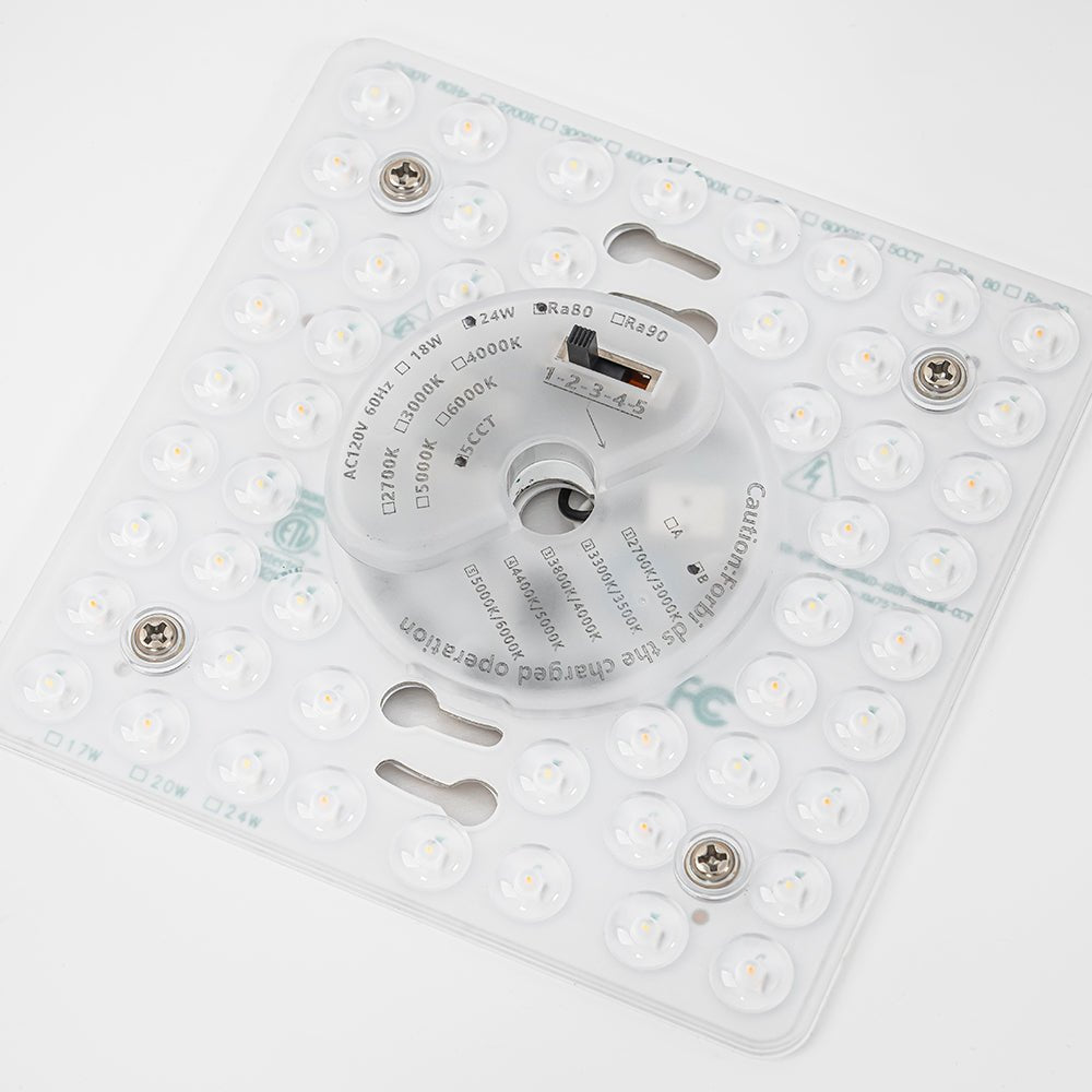 Pletta Contemporary Wood LED Ceiling Light