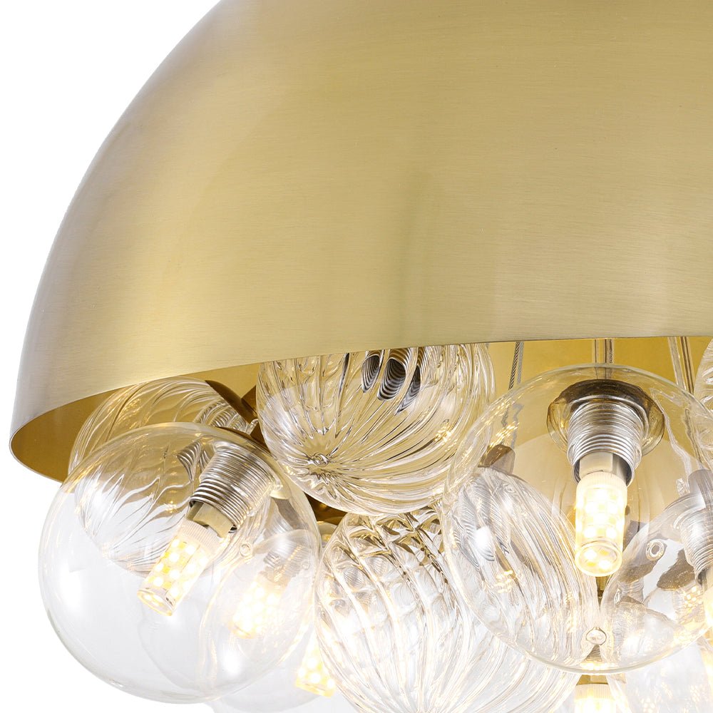 Sifun Designer Cluster Globe Metal Pendant Light