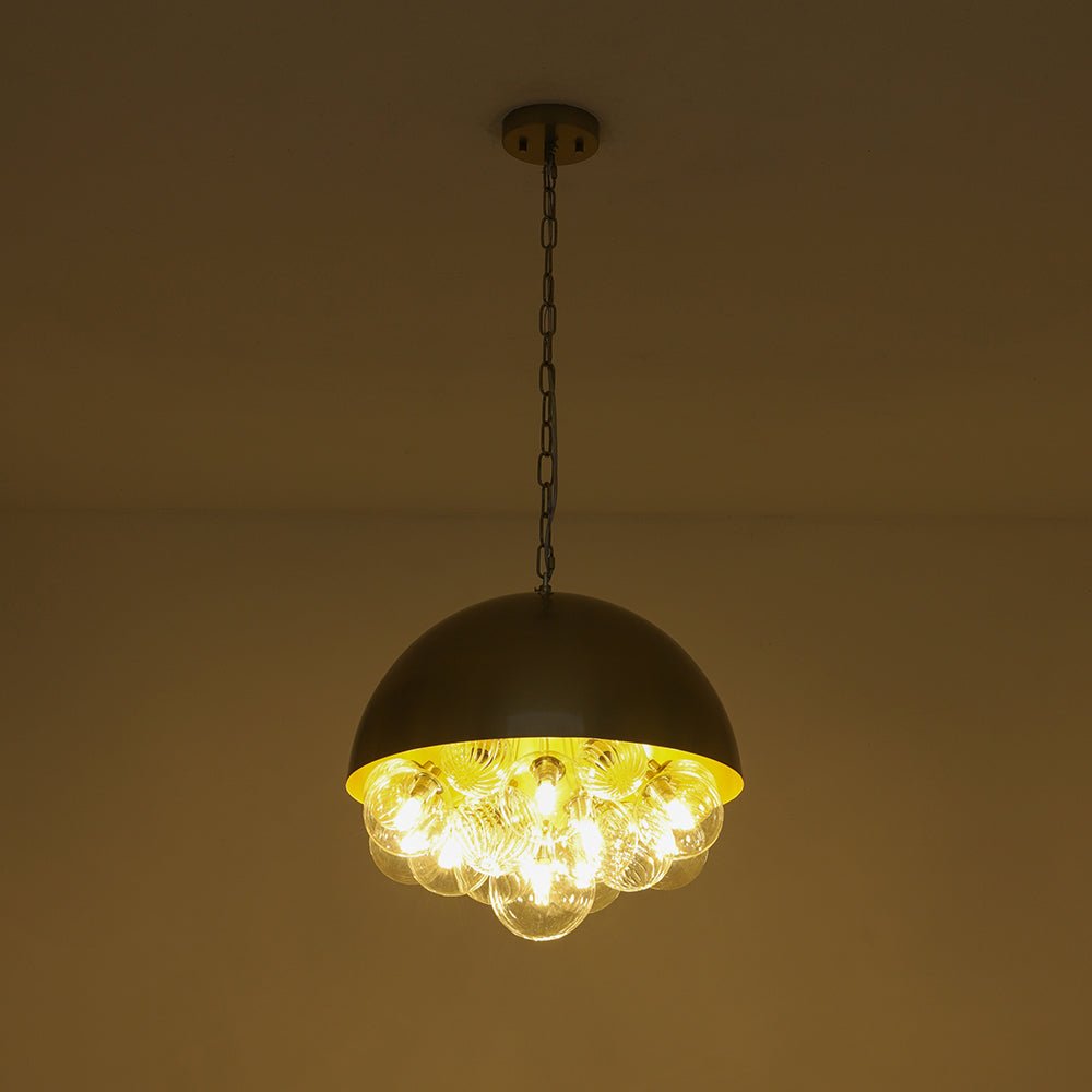 Sifun Designer Cluster Globe Metal Pendant Light