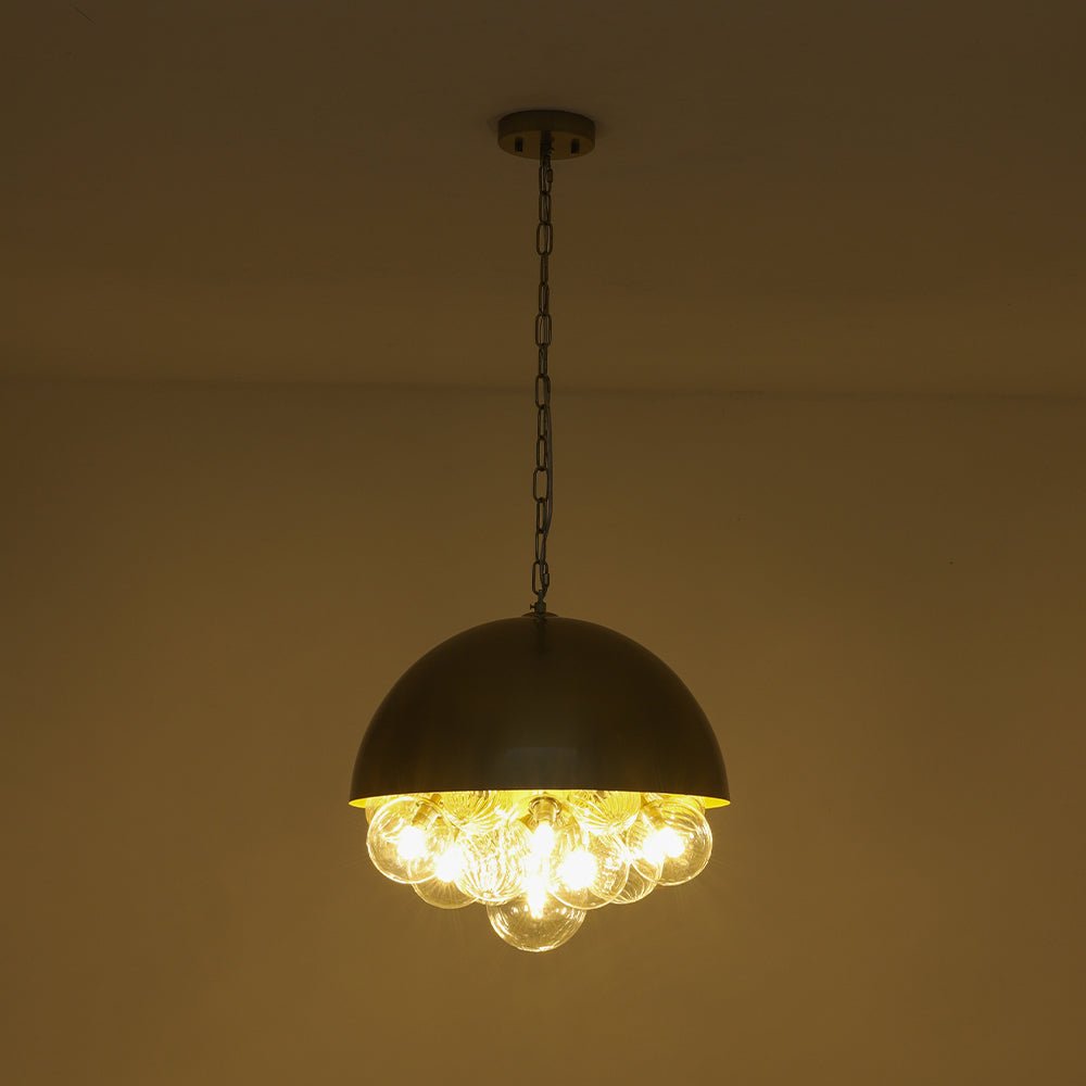 Sifun Designer Cluster Globe Metal Pendant Light
