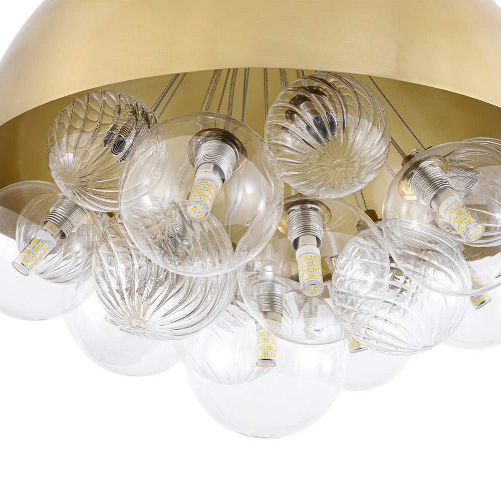 Sifun Designer Cluster Globe Metal Pendant Light