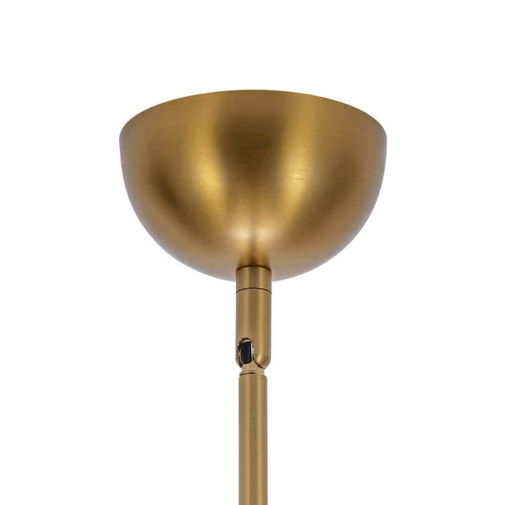 Tinduli Designer Dimmable LED 8-light Tiered Sputnik Glass Chandelier - Lamp Copper