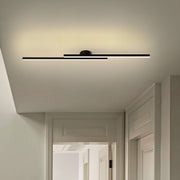 Vistal Linear Metal LED Flush Mount Ceiling Light