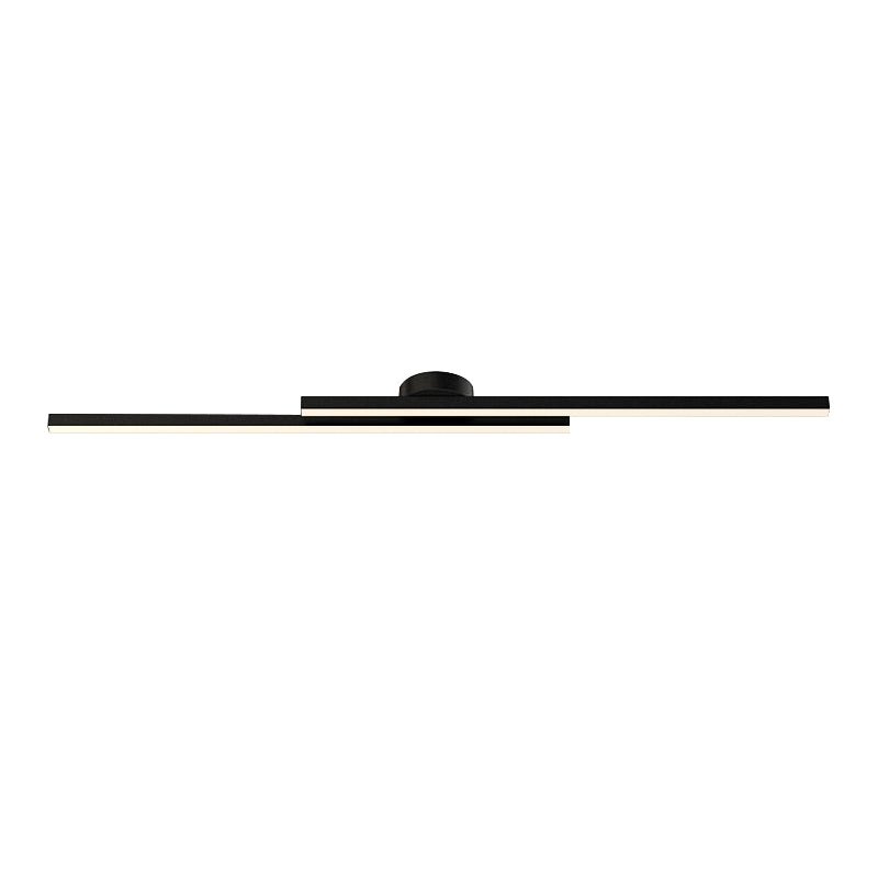 Vistal Linear Metal LED Flush Mount Ceiling Light