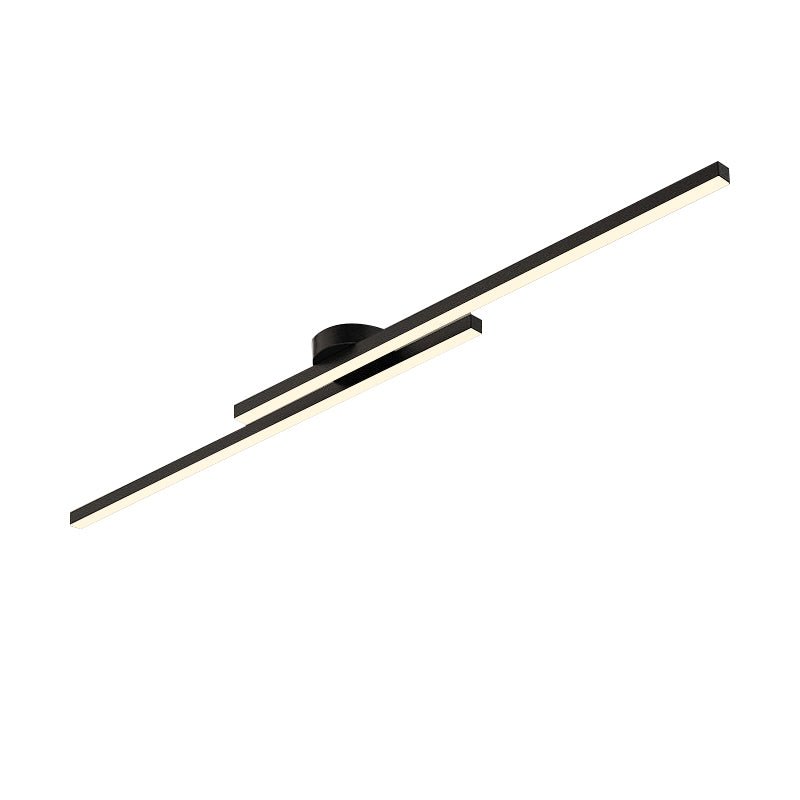 Vistal Linear Metal LED Flush Mount Ceiling Light
