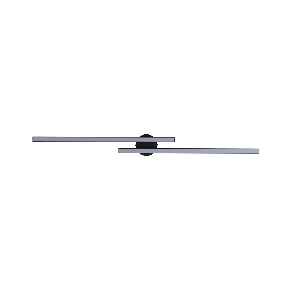 Vistal Linear Metal LED Flush Mount Ceiling Light