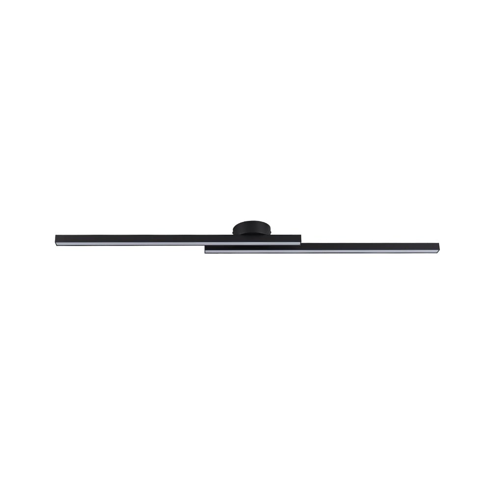 Vistal Linear Metal LED Flush Mount Ceiling Light