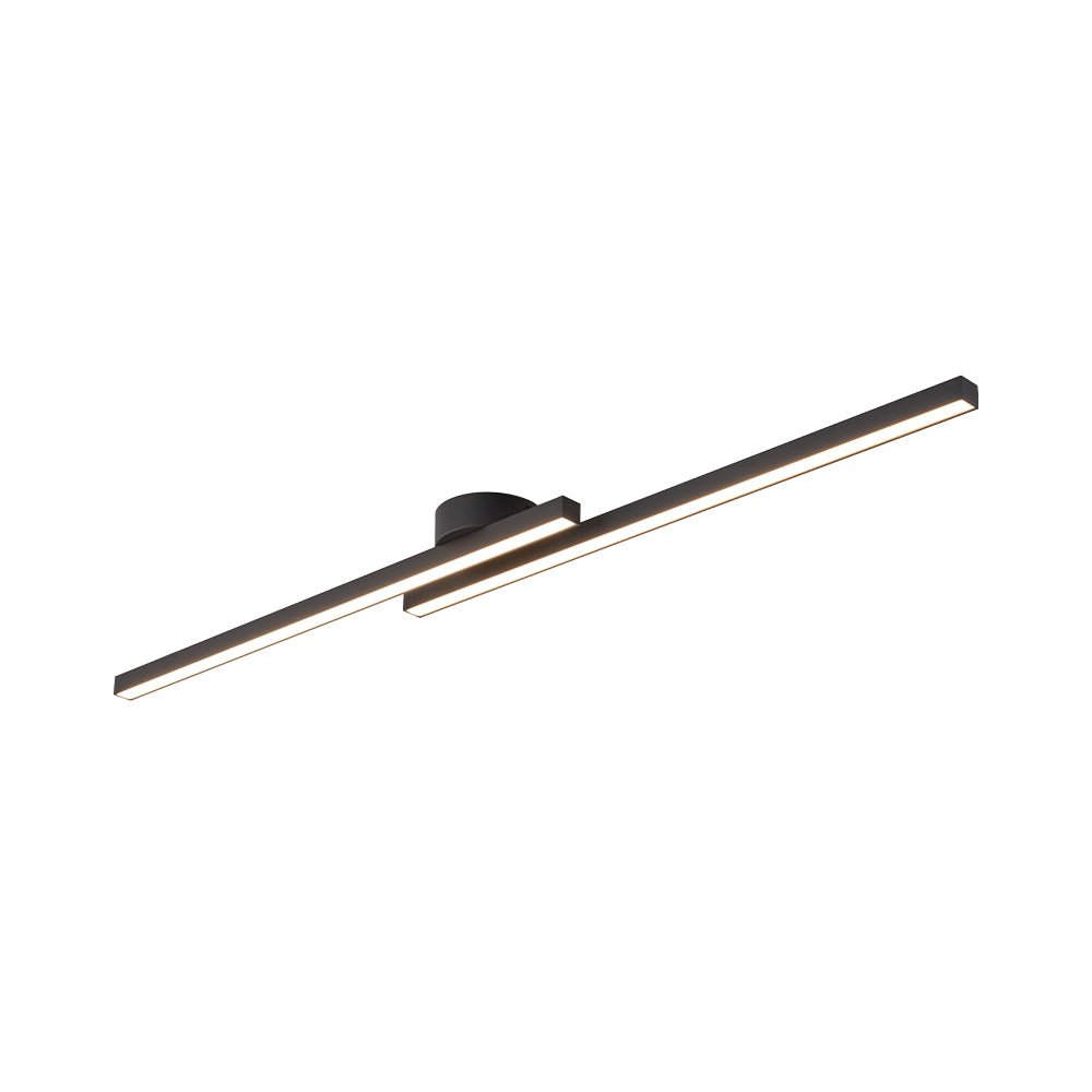 Vistal Linear Metal LED Flush Mount Ceiling Light