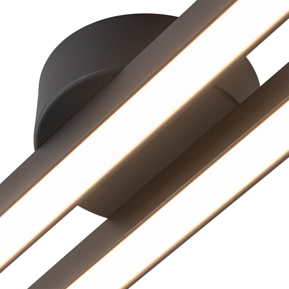 Vistal Linear Metal LED Flush Mount Ceiling Light