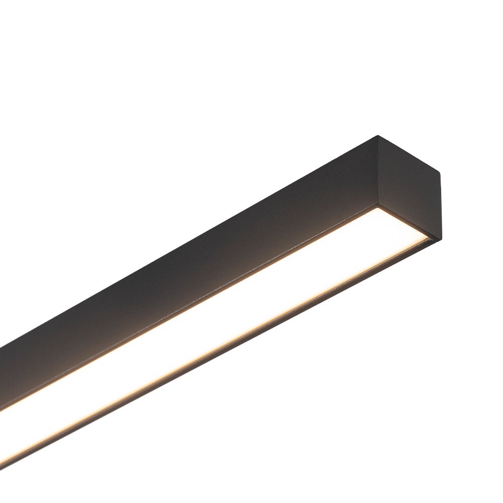 Vistal Linear Metal LED Flush Mount Ceiling Light