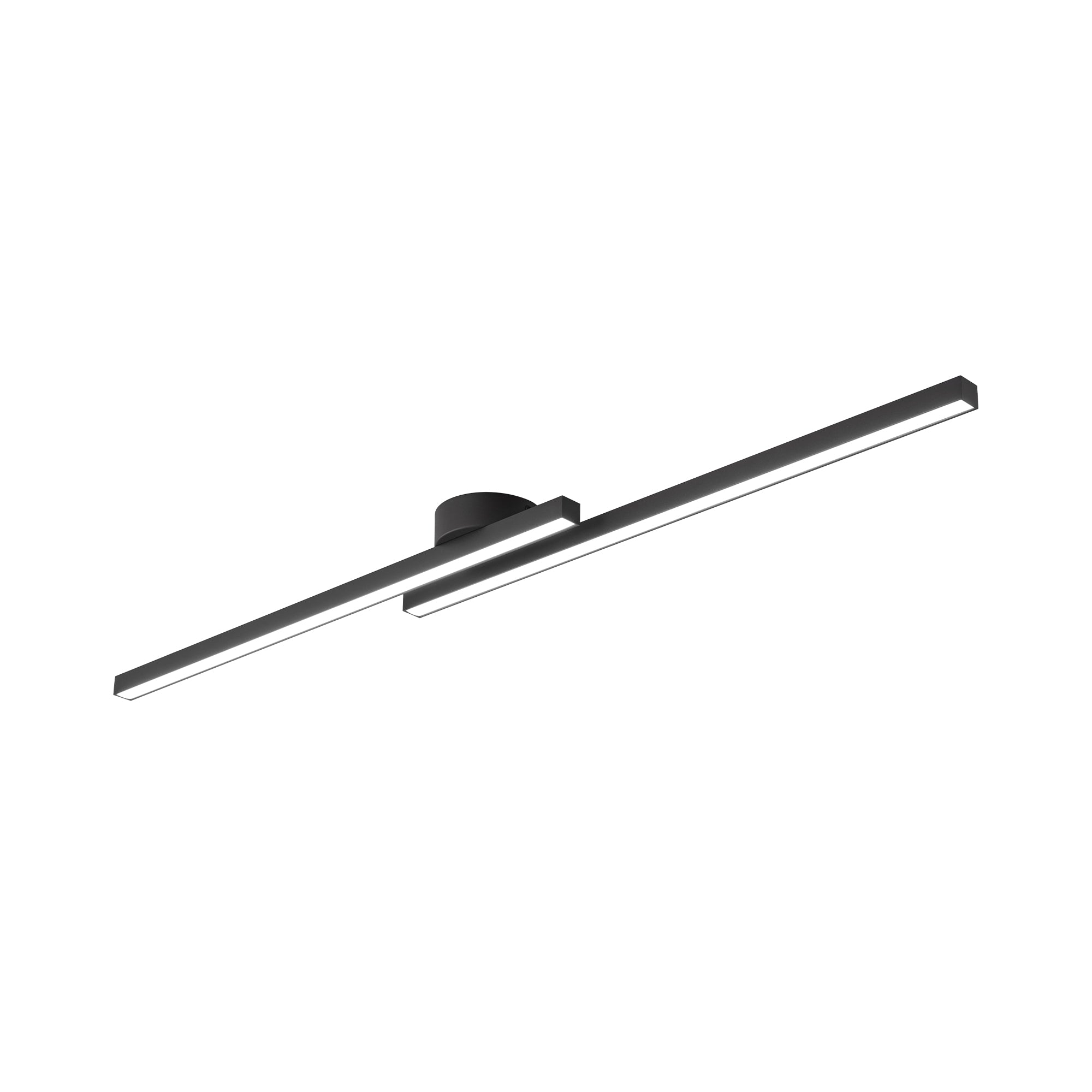 Vistal Linear Metal LED Flush Mount Ceiling Light