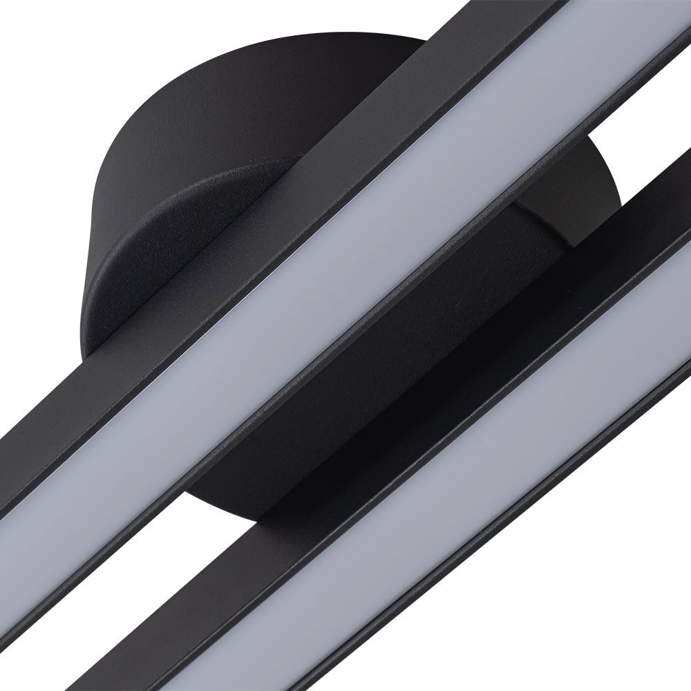 Vistal Linear Metal LED Flush Mount Ceiling Light