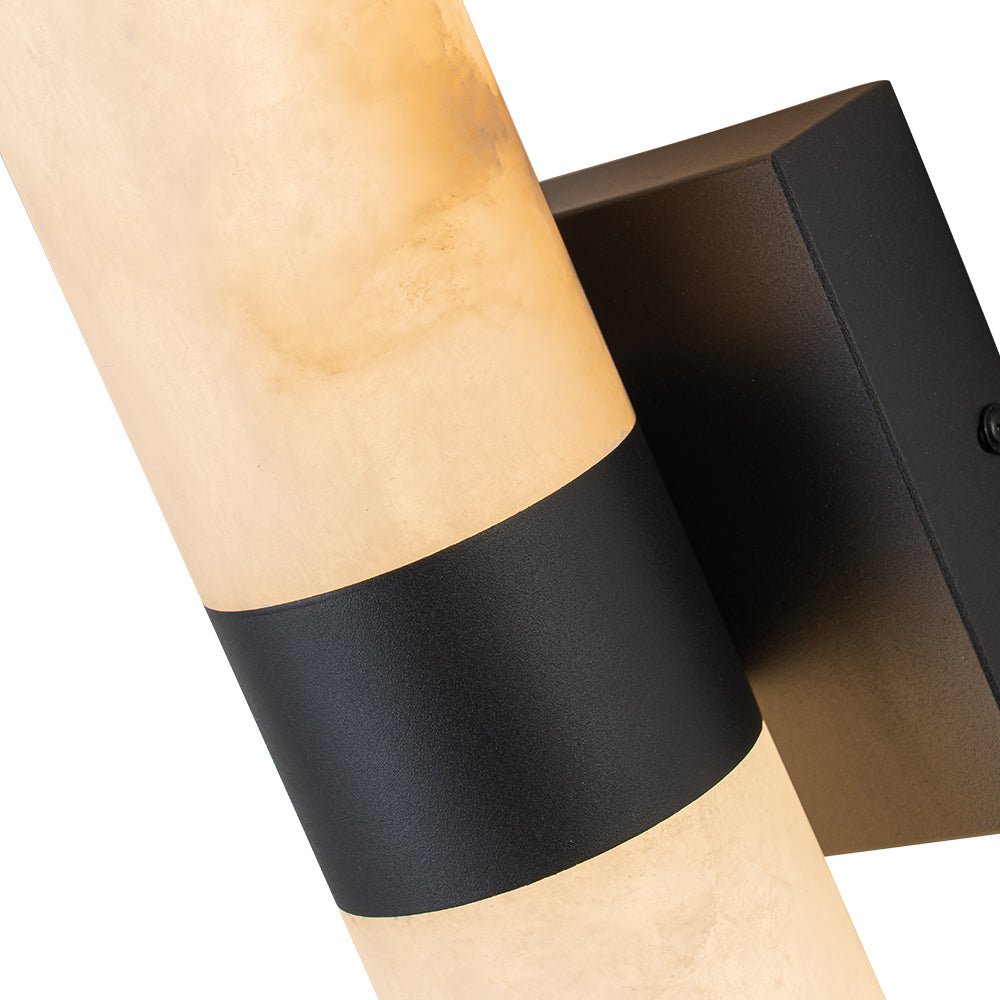 Glitre LED Linear Marble Bathroom Wall Sconce - Lamp Copper