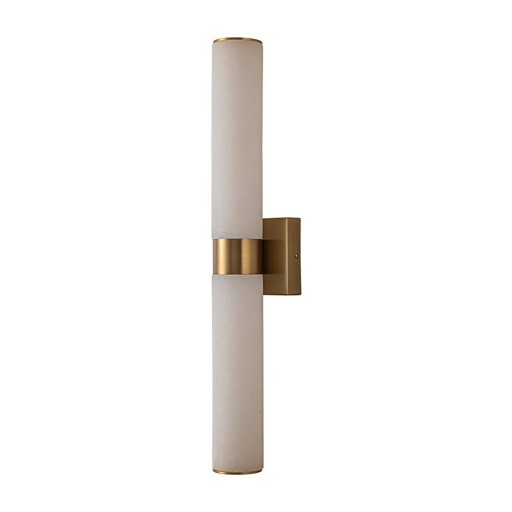 Glitre LED Linear Marble Bathroom Wall Sconce - Lamp Copper