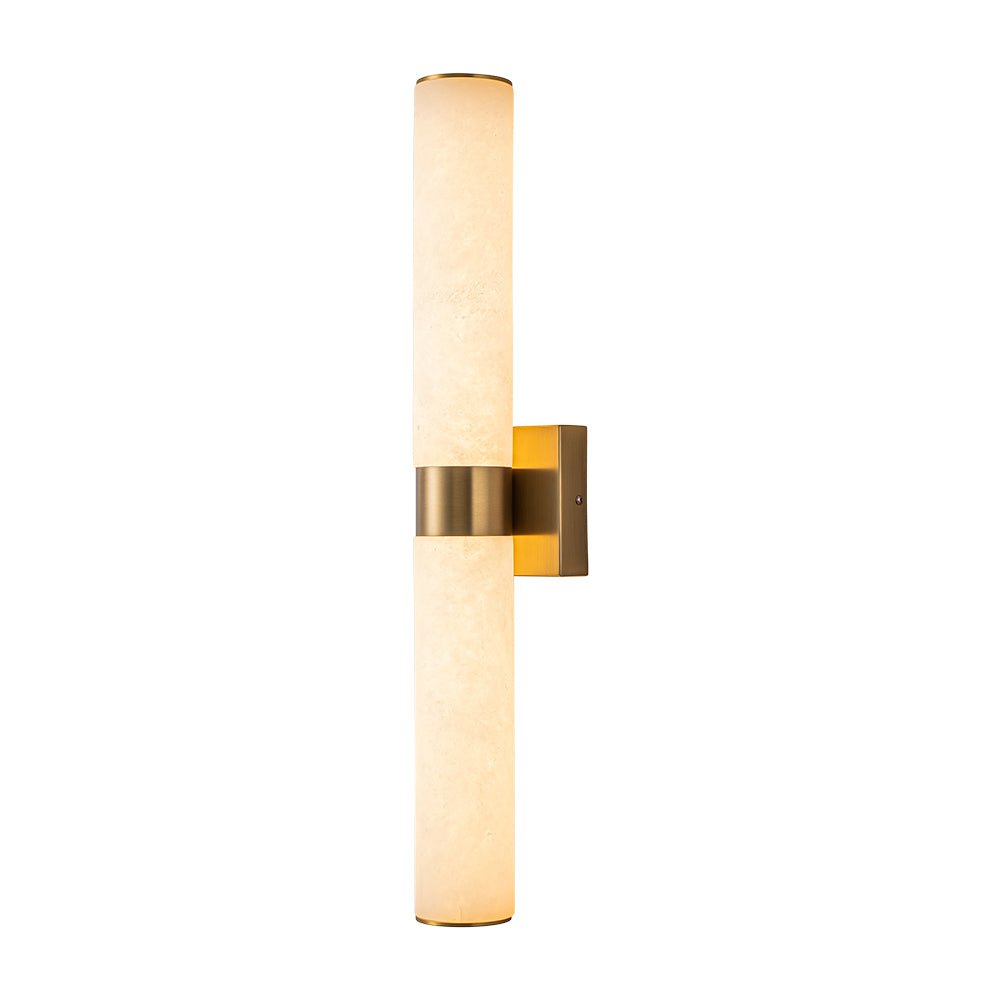 Glitre LED Linear Marble Bathroom Wall Sconce - Lamp Copper