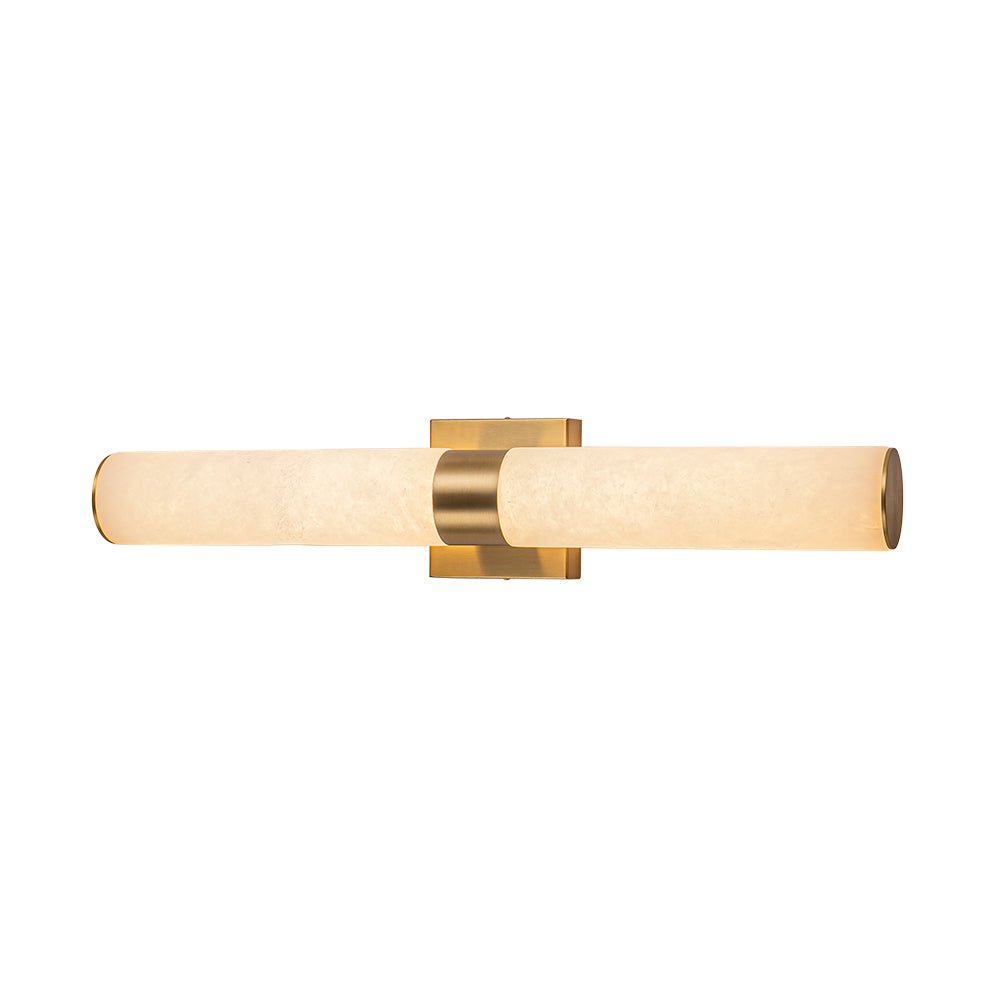 Glitre LED Linear Marble Bathroom Wall Sconce - Lamp Copper