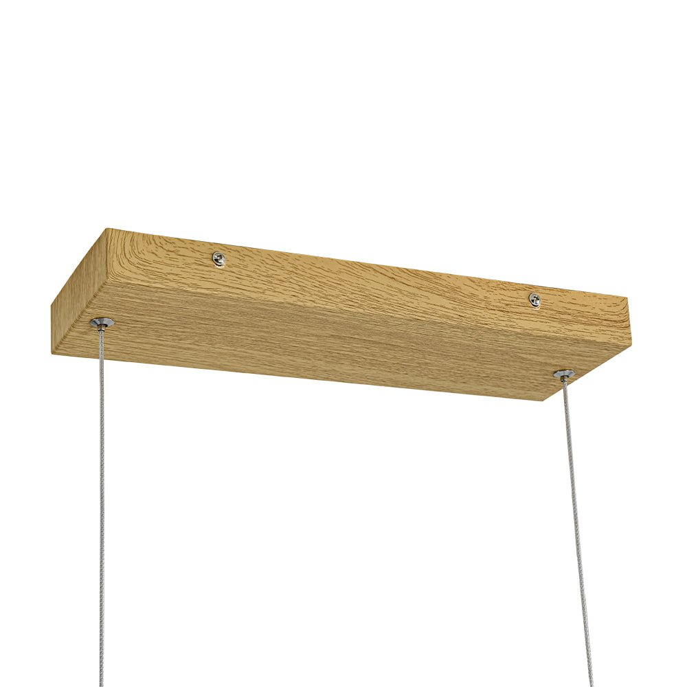 Xenuvyx Dimmable Pine Linear Metal Pendant Light
