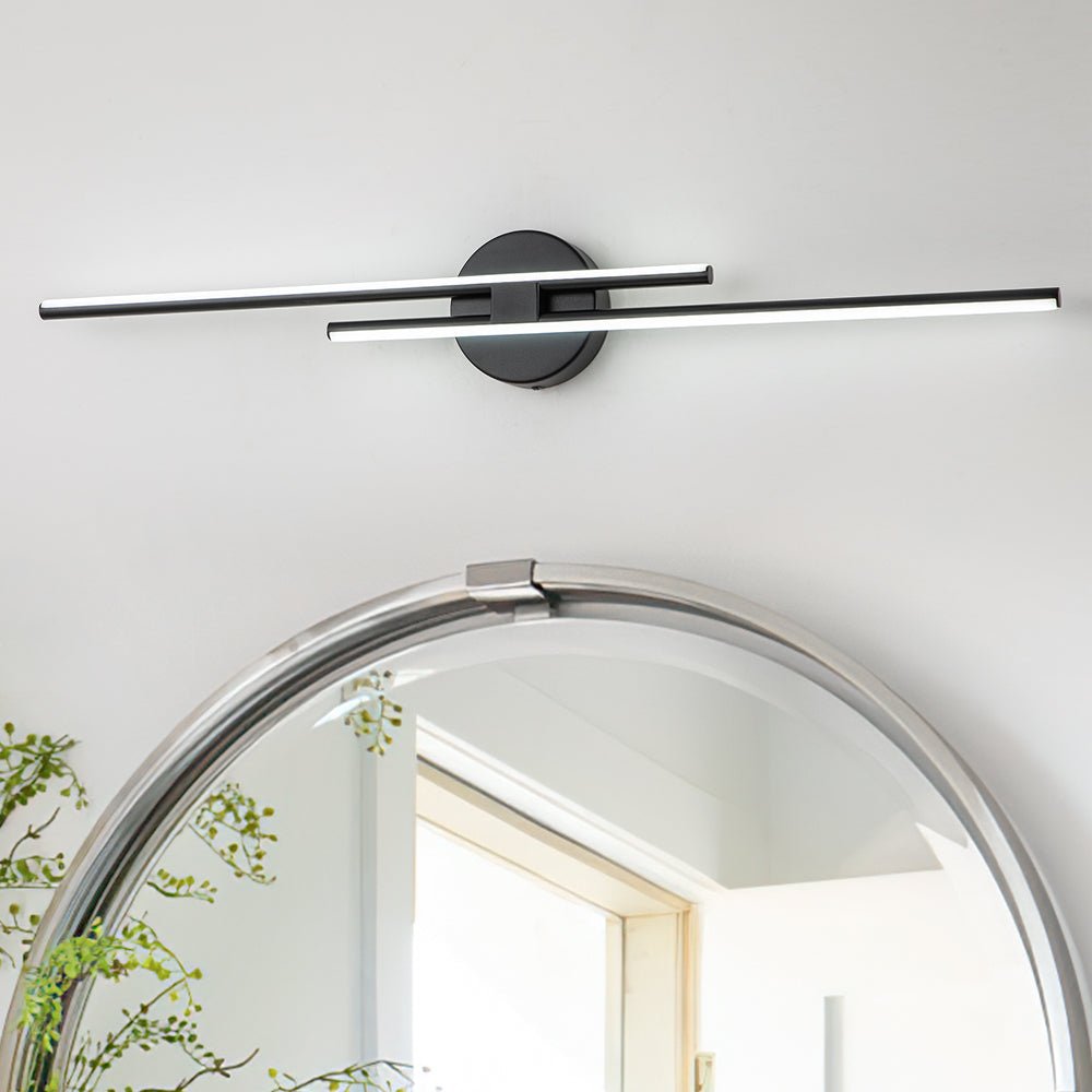 Vesira Modern Linear Metal LED Wall Sconce Vanity Light