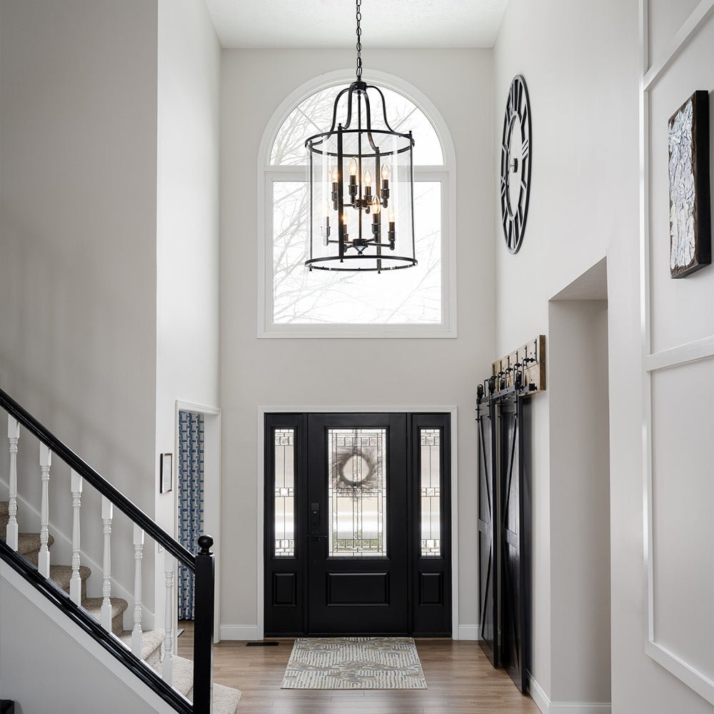 Norviah Traditional Glass Pendant Light
