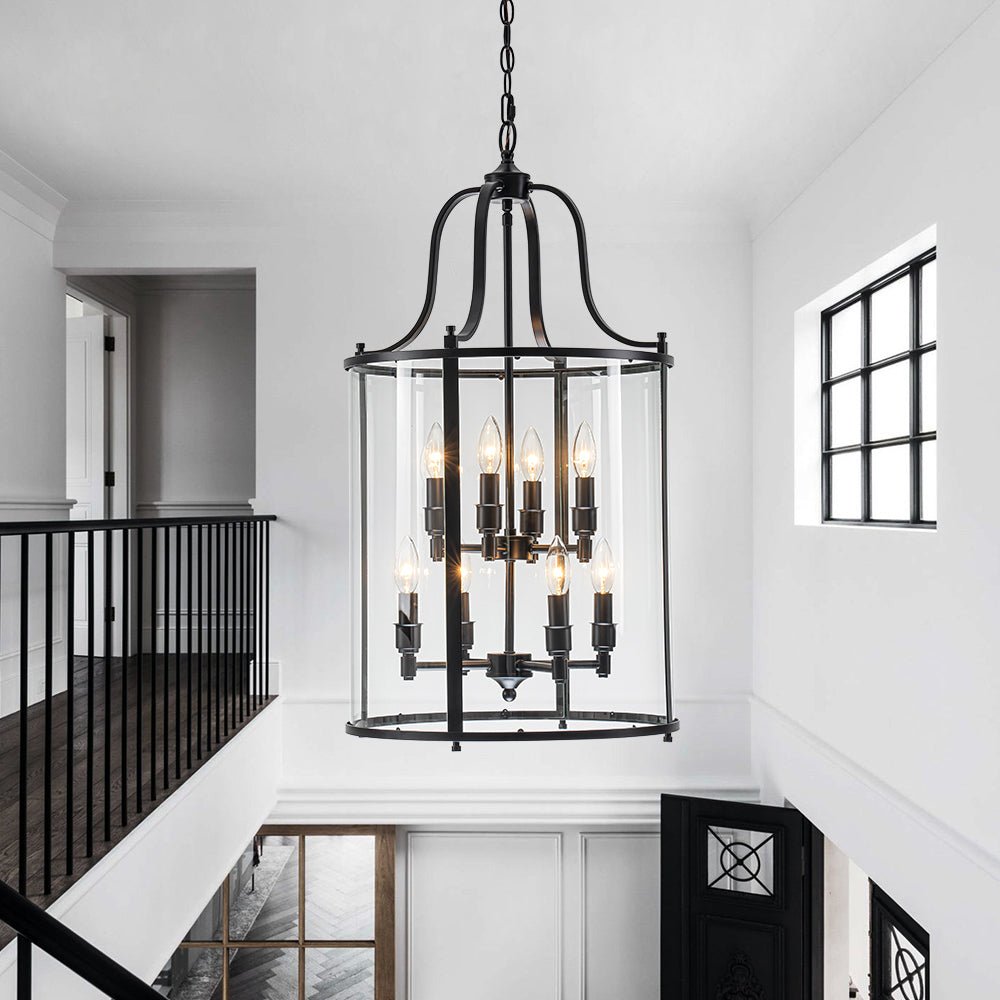 Norviah Traditional Glass Pendant Light