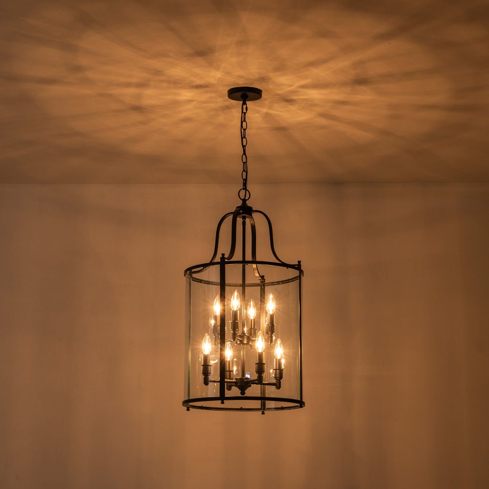 Norviah Traditional Glass Pendant Light