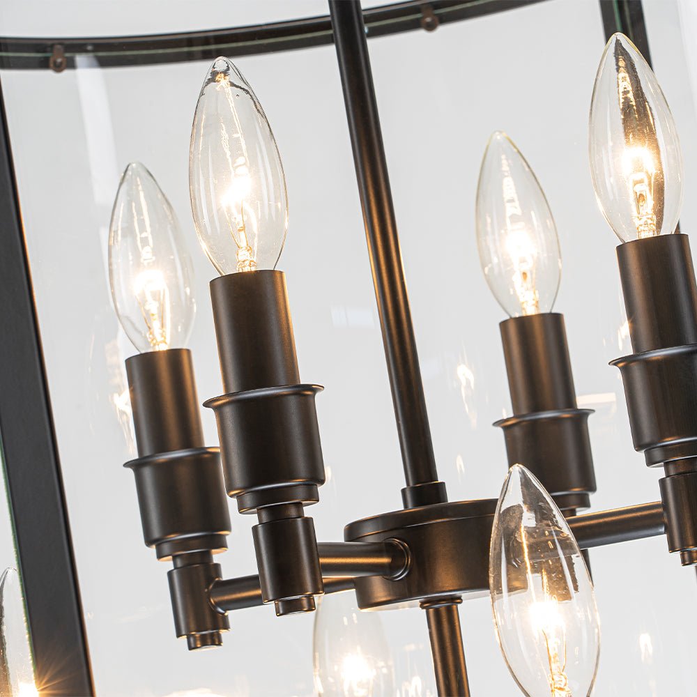 Norviah Traditional Glass Pendant Light