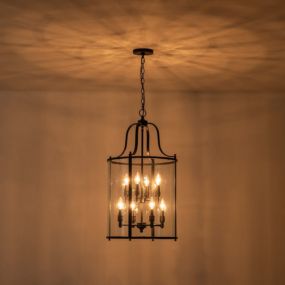 Norviah Traditional Glass Pendant Light