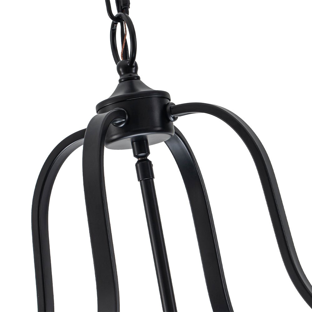 Norviah Traditional Glass Pendant Light