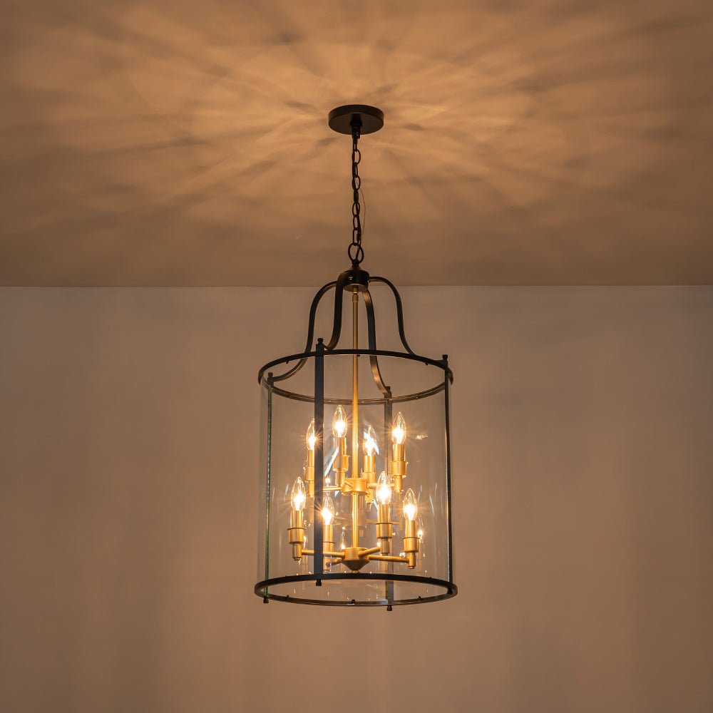 Norviah Traditional Glass Pendant Light