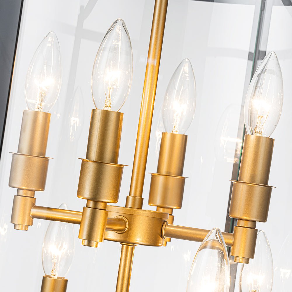 Norviah Traditional Glass Pendant Light