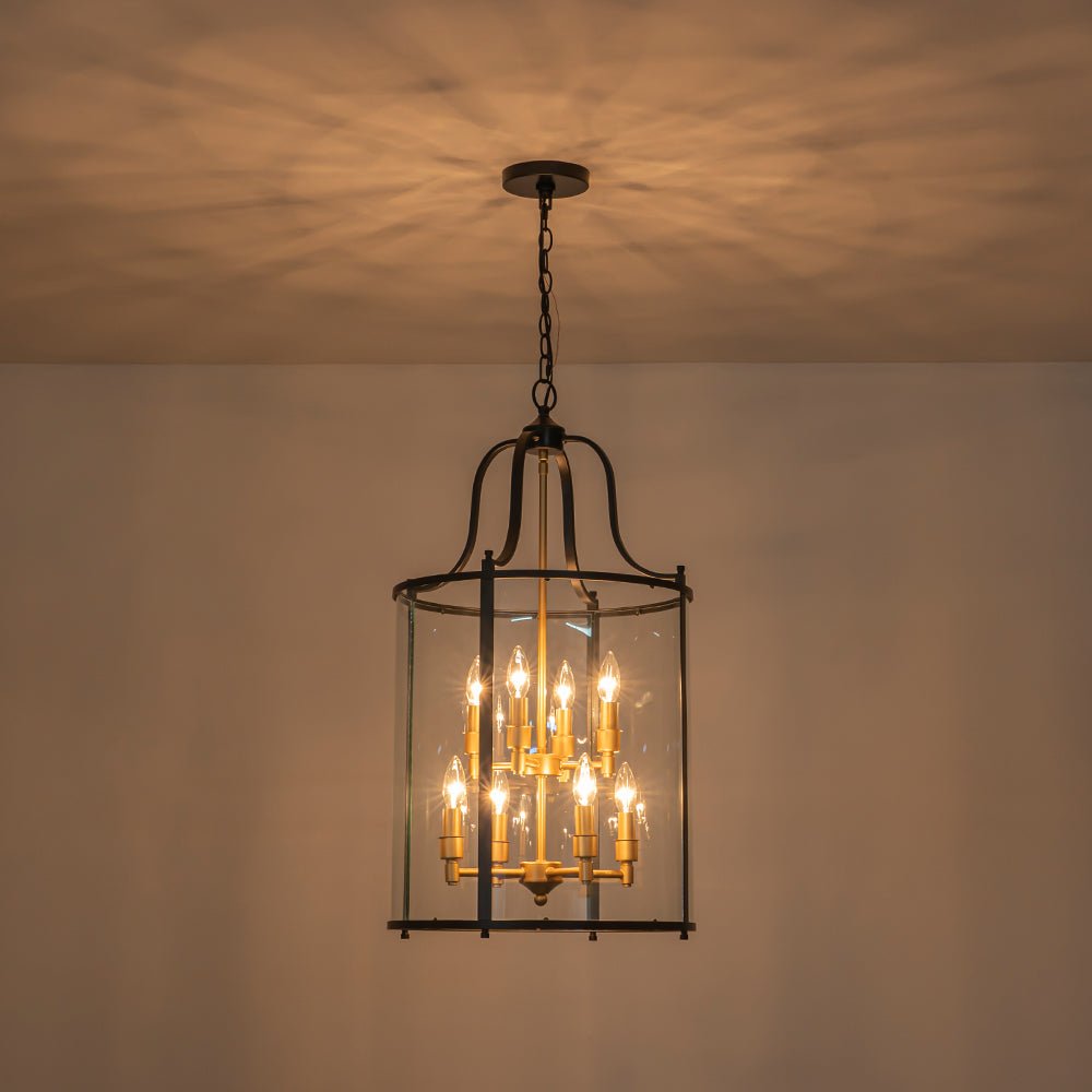 Norviah Traditional Glass Pendant Light