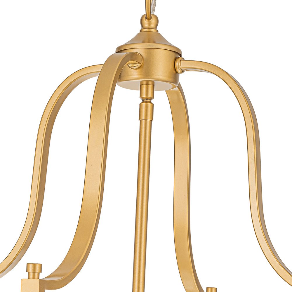Norviah Traditional Glass Pendant Light