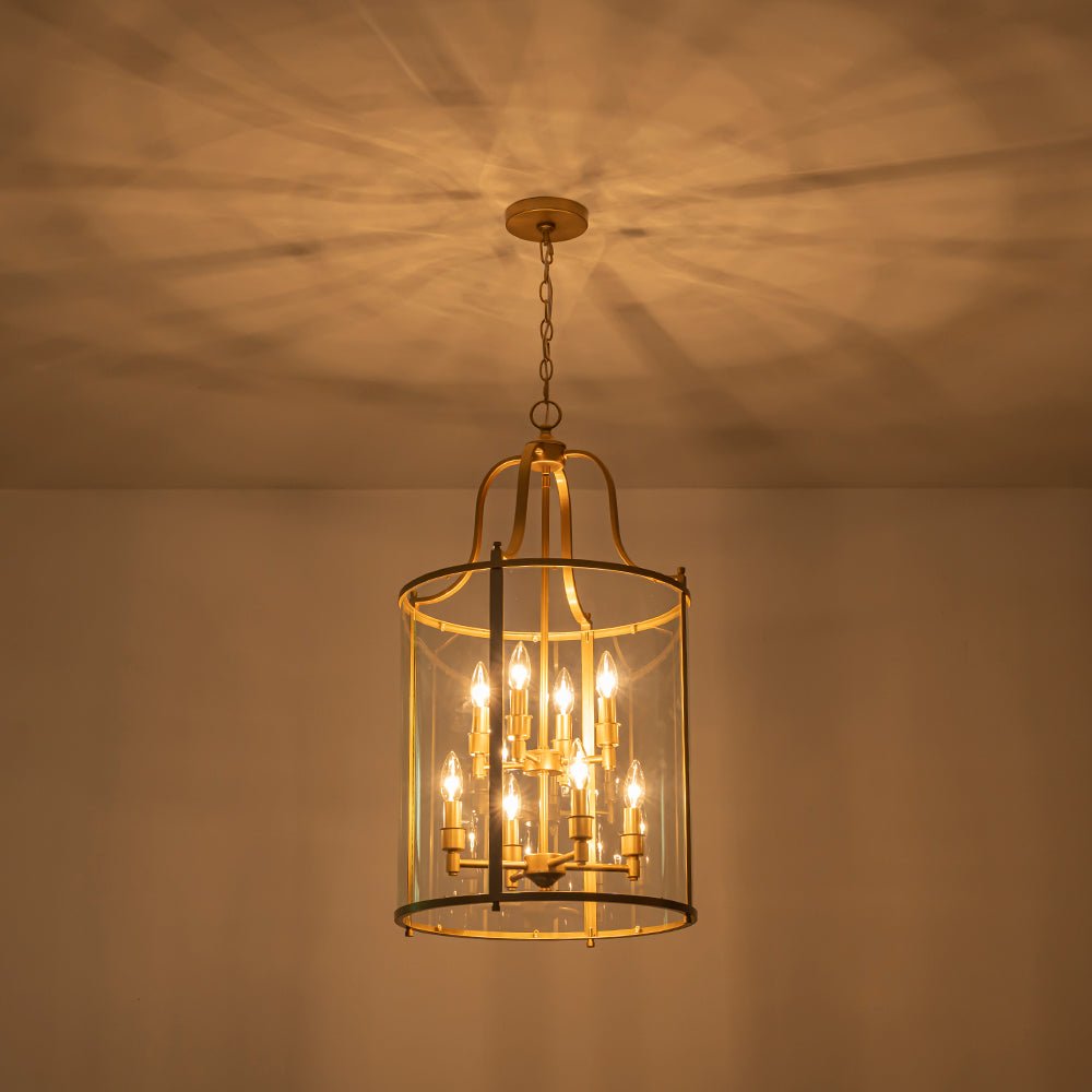 Norviah Traditional Glass Pendant Light