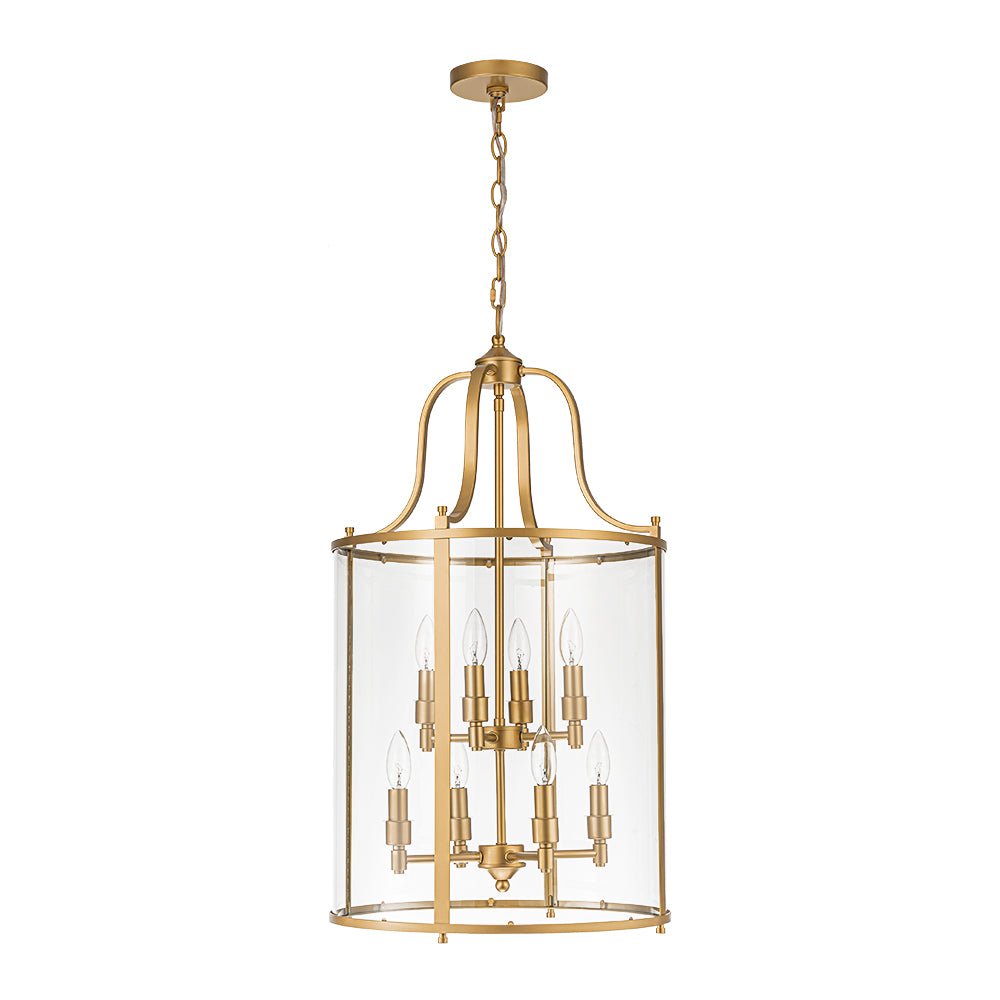 Norviah Traditional Glass Pendant Light