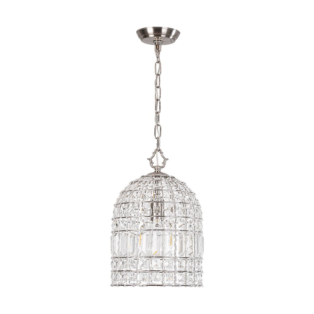 Elvora Antique Brass Crystal Chandelier