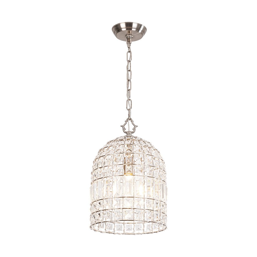 Elvora Antique Brass Crystal Chandelier