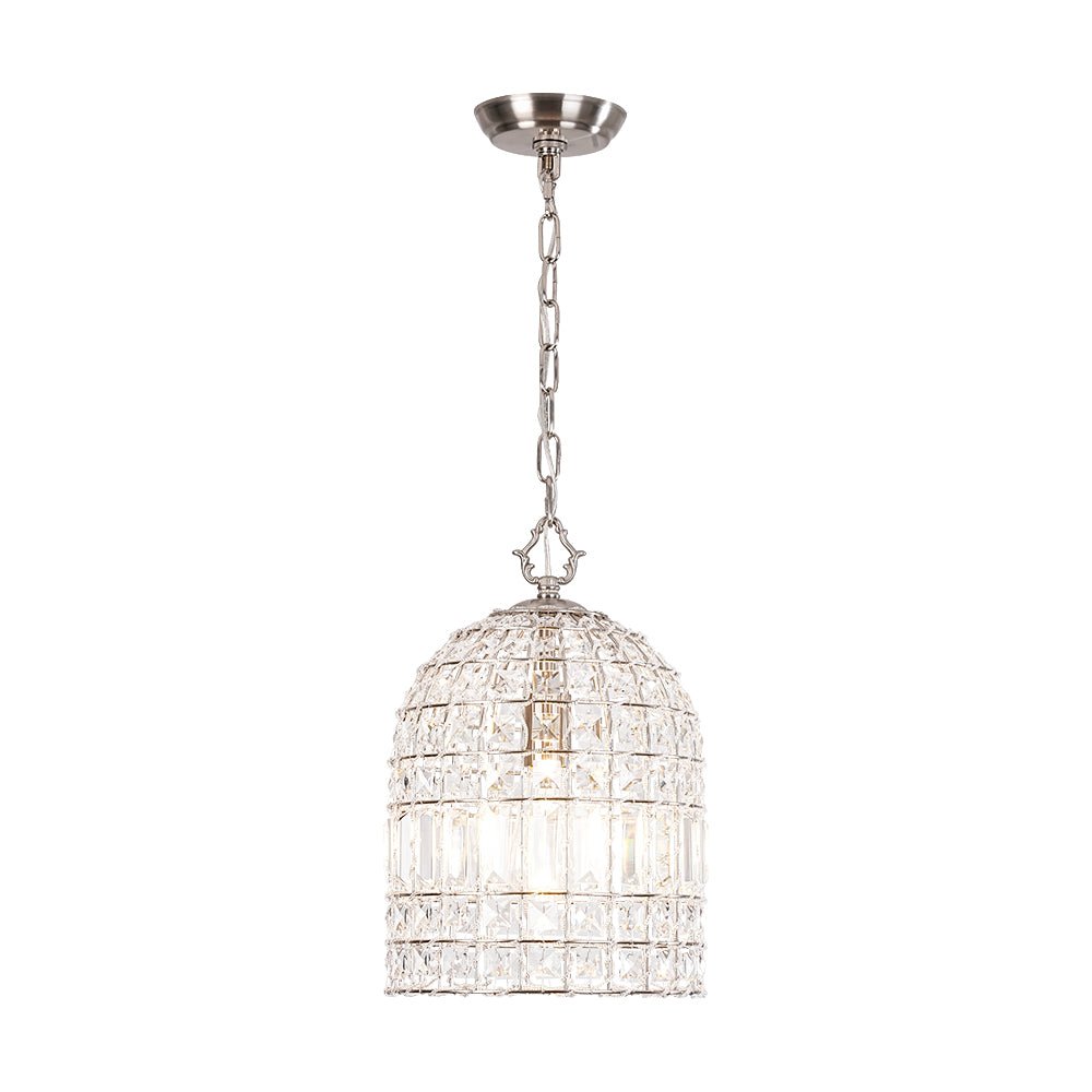 Elvora Antique Brass Crystal Chandelier