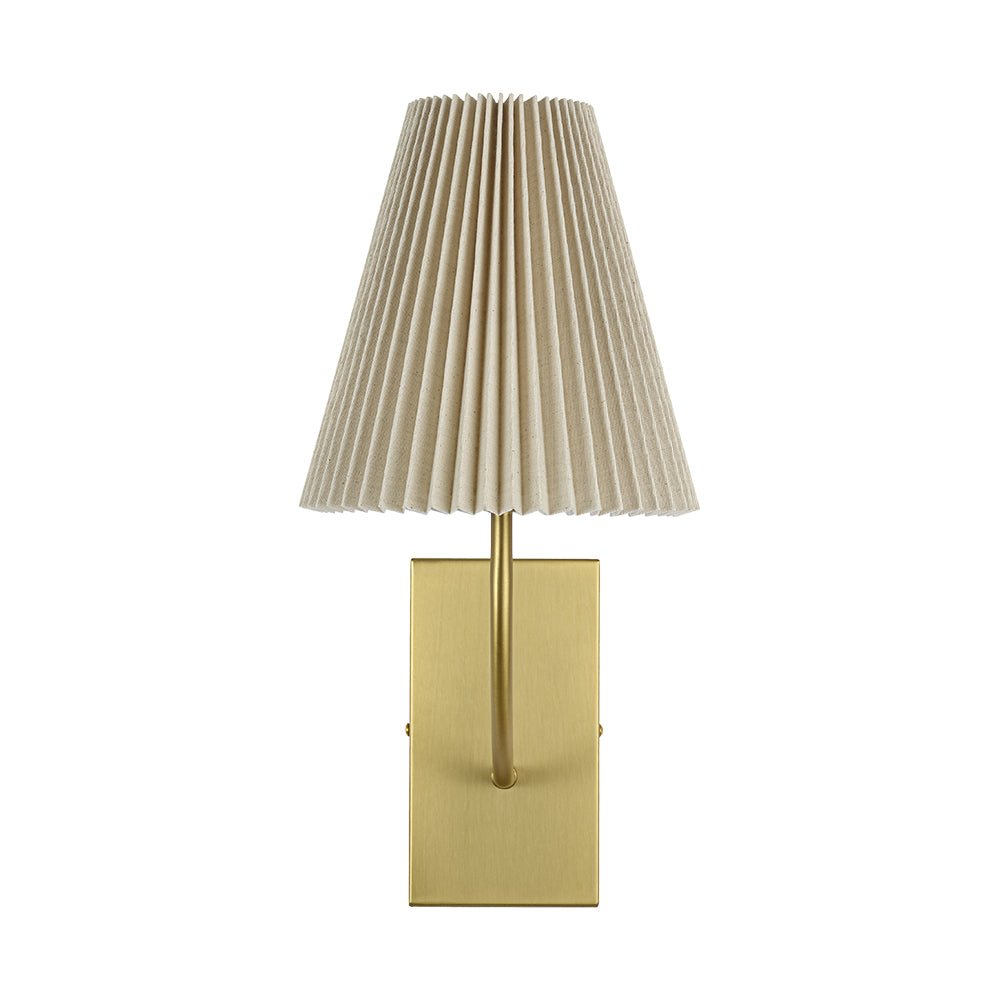 Gloruvum Elegant Pleated Fabric Wall Lamp