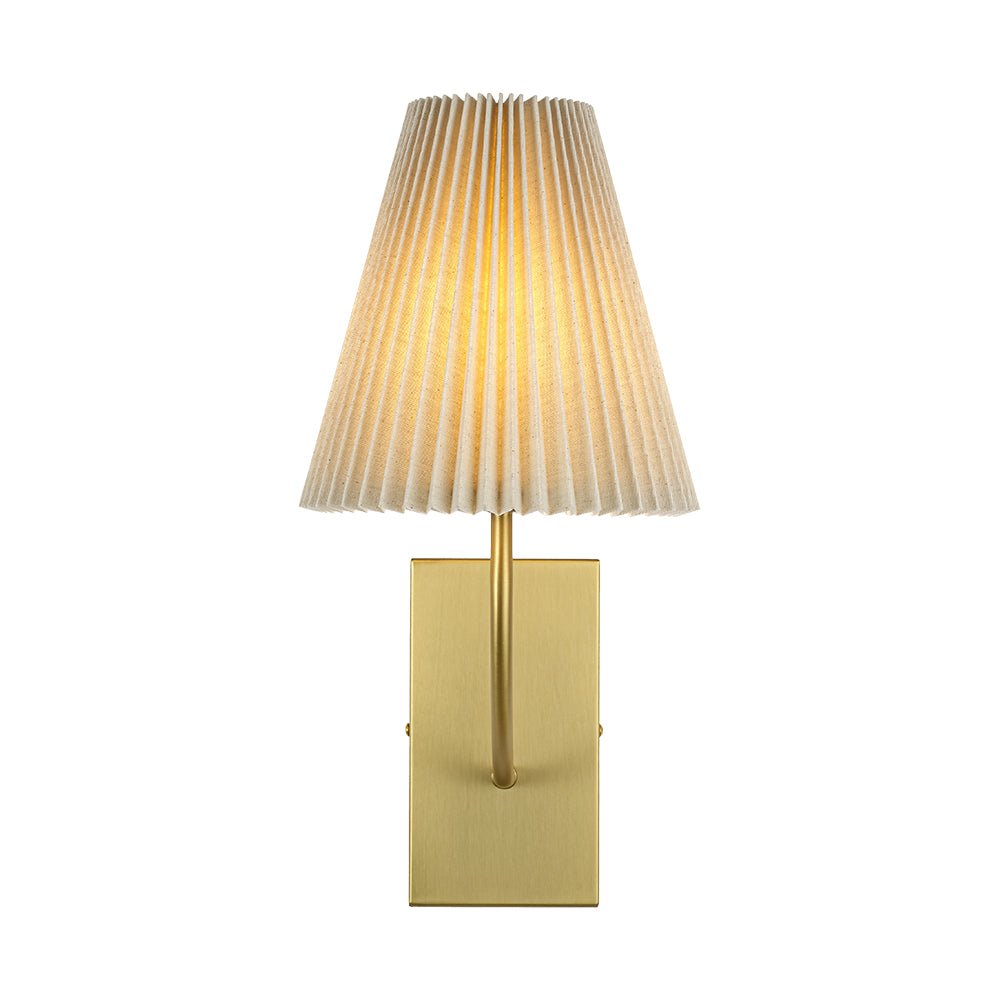 Gloruvum Elegant Pleated Fabric Wall Lamp
