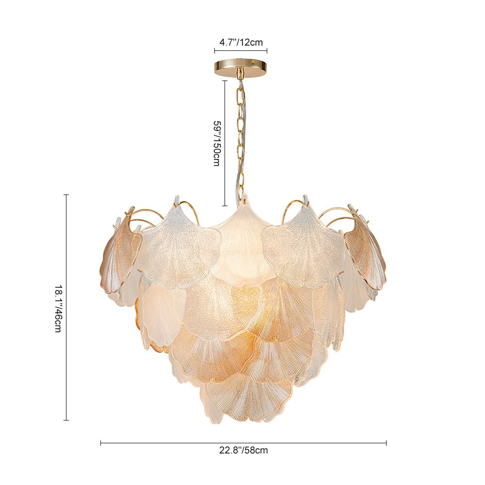 Raudur Postmodern luxury Glass Chandelier
