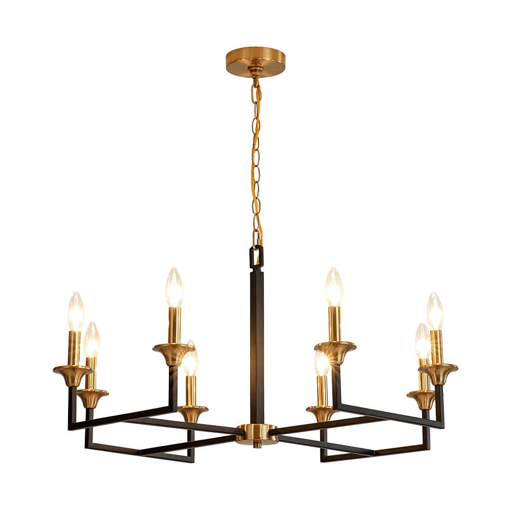 Vatnid Modern Candle Metal Chandelier