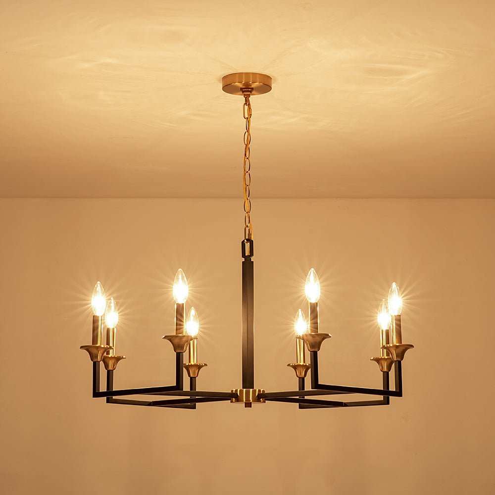 Vatnid Modern Candle Metal Chandelier