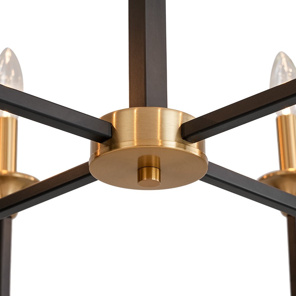 Vatnid Modern Candle Metal Chandelier