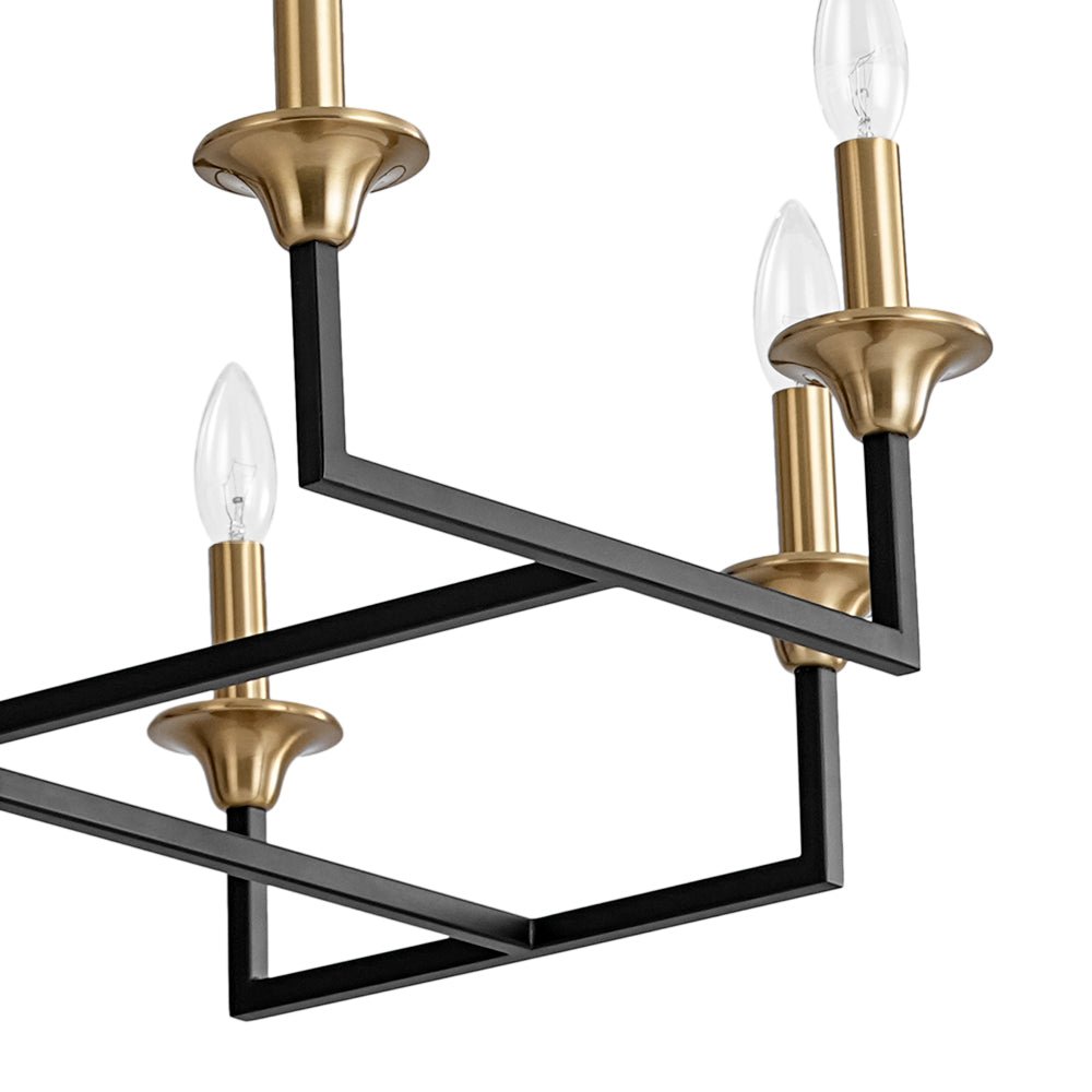 Vatnid Modern Candle Metal Chandelier