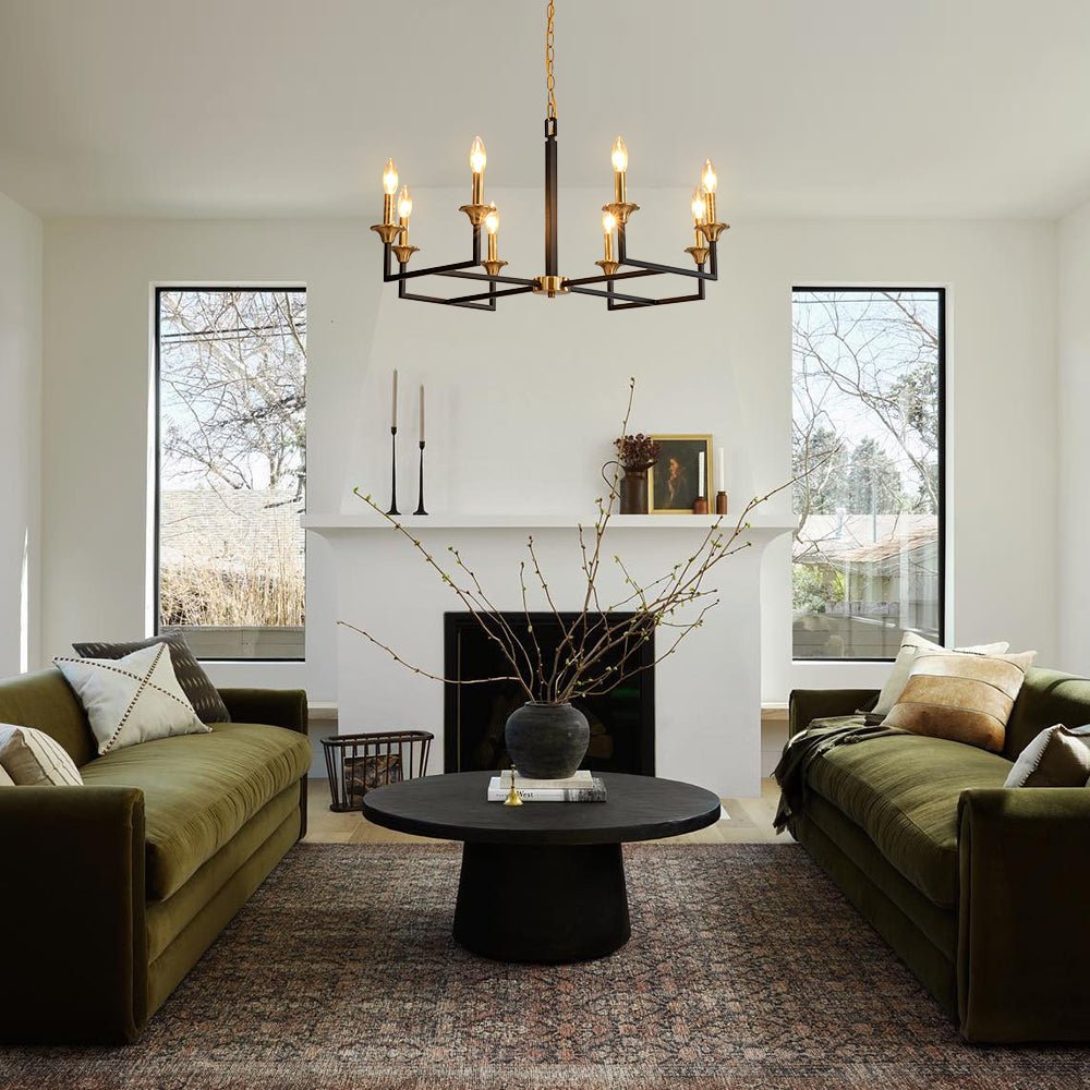 Vatnid Modern Candle Metal Chandelier