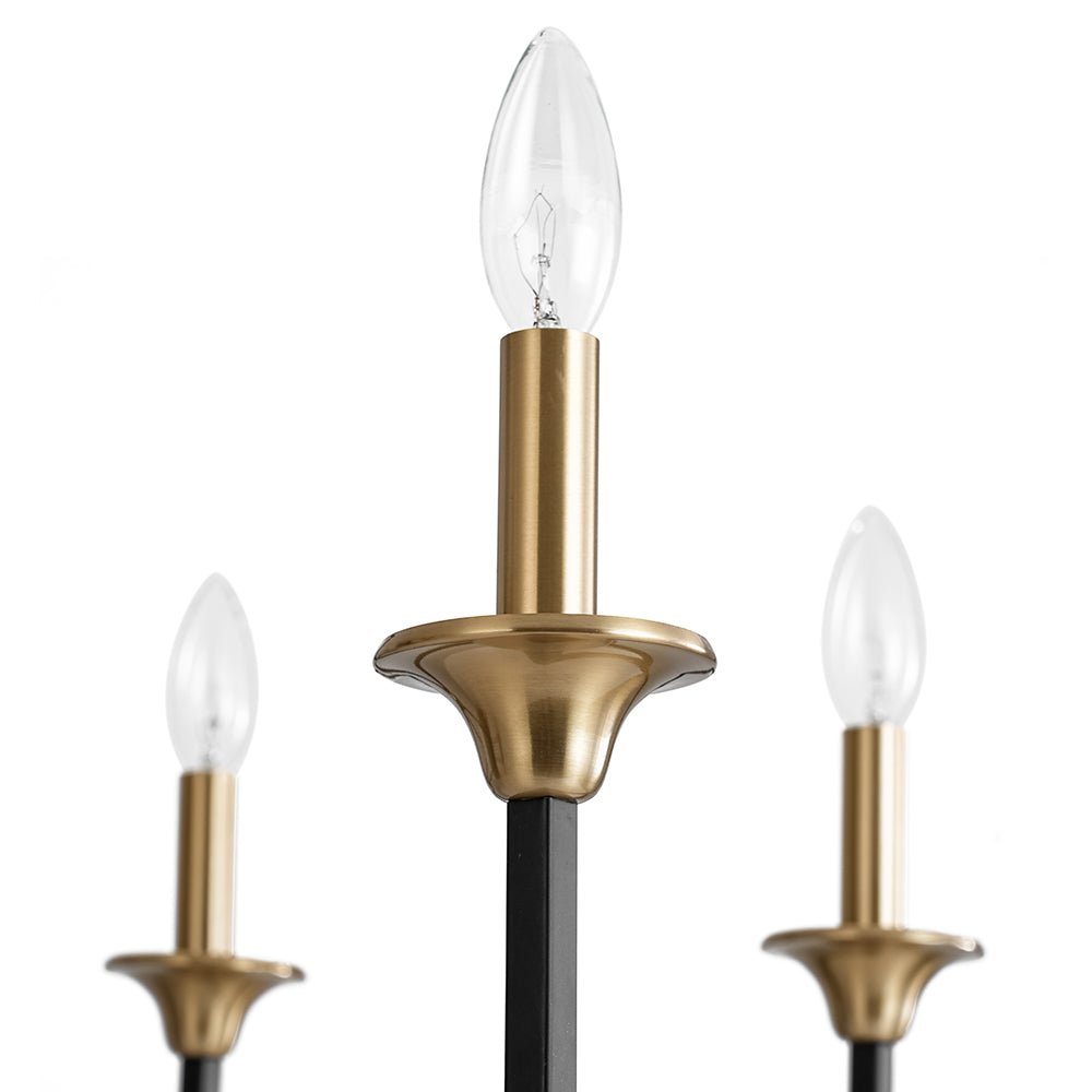 Vatnid Modern Candle Metal Chandelier