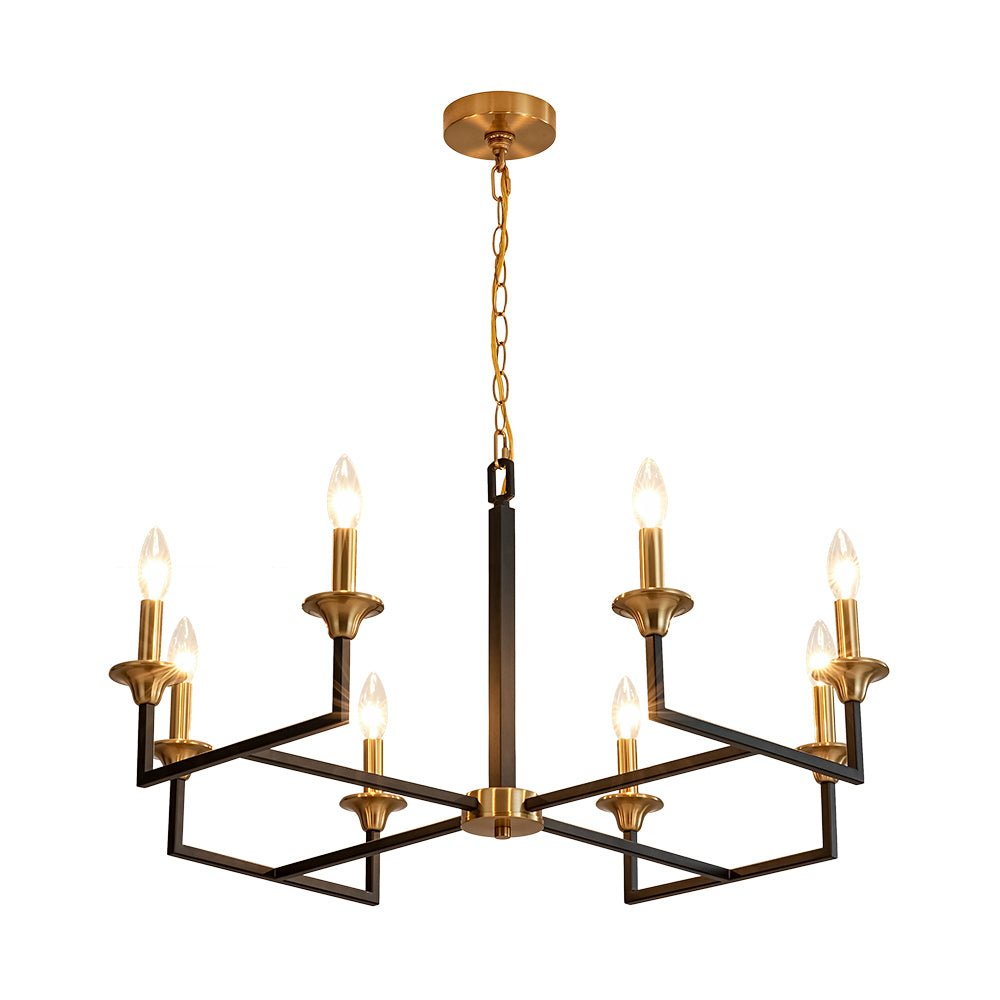 Vatnid Modern Candle Metal Chandelier