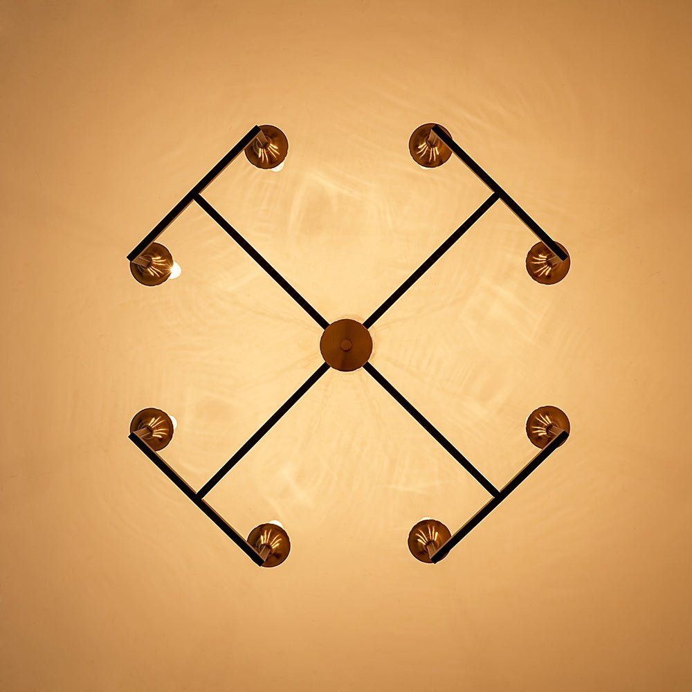 Vatnid Modern Candle Metal Chandelier