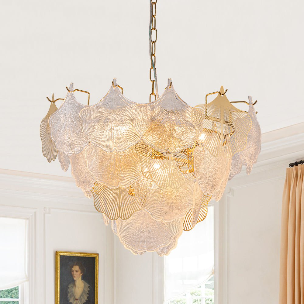 Yrring Postmodern luxury Glass Chandelier